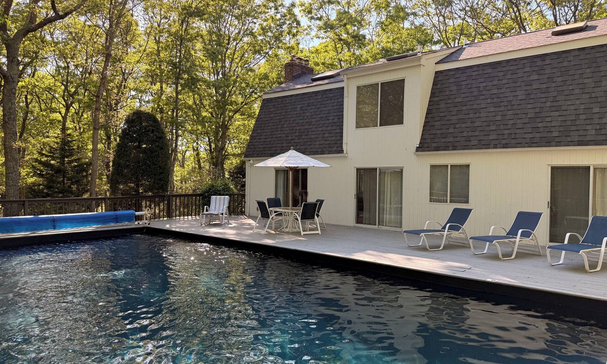 Sag Harbor House | 3-bedroom house with wooded views and private, heated pool in Sag Harbor