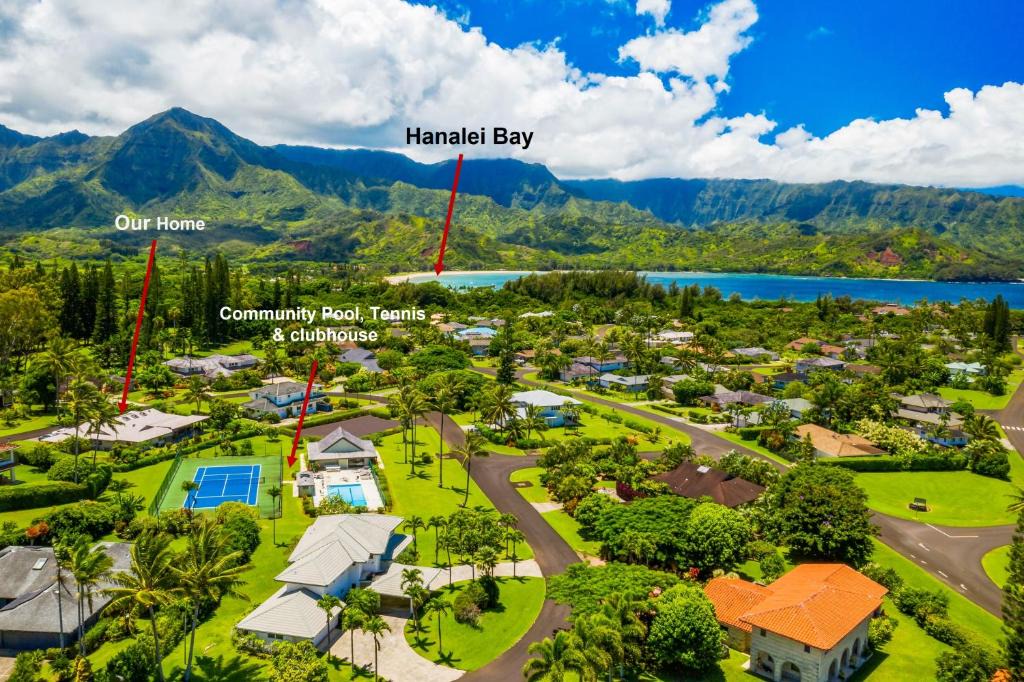 Princeville House | 4Br 2Ba Newly Furnished Princeville Home, AC, Pool, Tennis