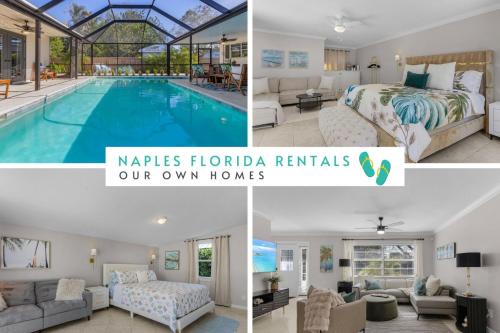 Central Naples House | 5 BDRM3 BathNaples LuxuryHtd PoolNr BeachPets