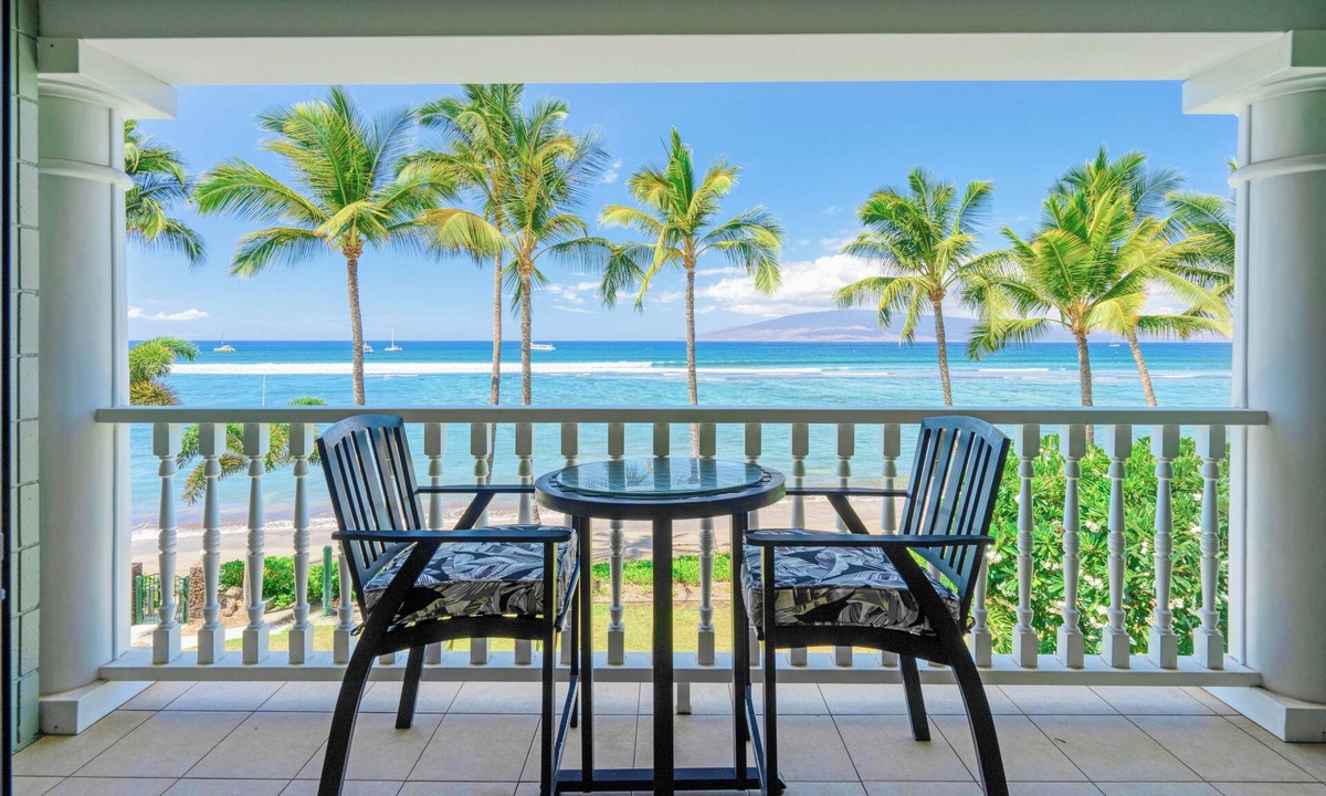 Historic Lahaina Front Street Condo | BEACHFRONT CONDO WITH UNBELIEVABLE OCEAN/SUNSET VIEWS