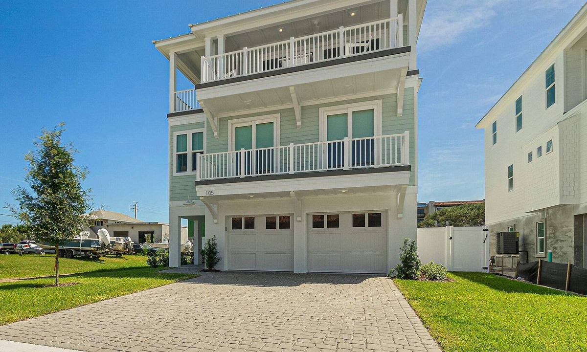 St. Augustine Beach House | Endless Summer Oasis l Lux Home l Heated Pool