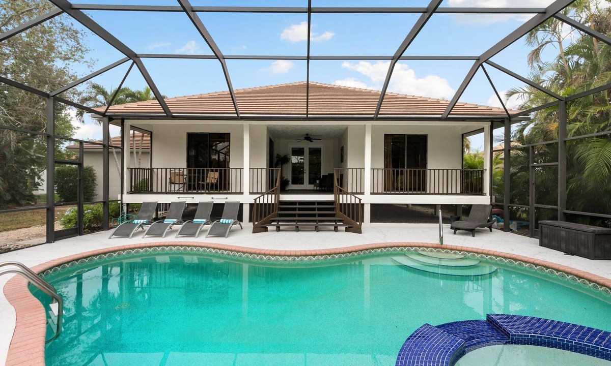 Marco Island House | Family Friendly Tigertail Beach Home Salt water Pool & Spa
