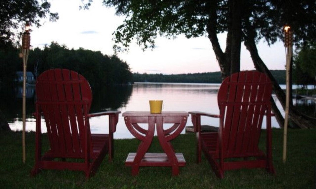 Lincoln Cottage | Lake Side Cottage, Central Maine, Private dock, Great Sunsets. Very Calming.