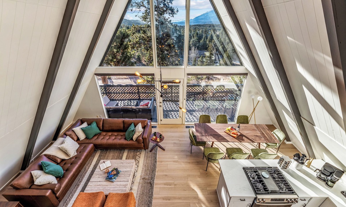 Woodland Park Cabin | Modern A-Frame w/Stunning Views of Pikes Peak I Hot Tub I Game Room