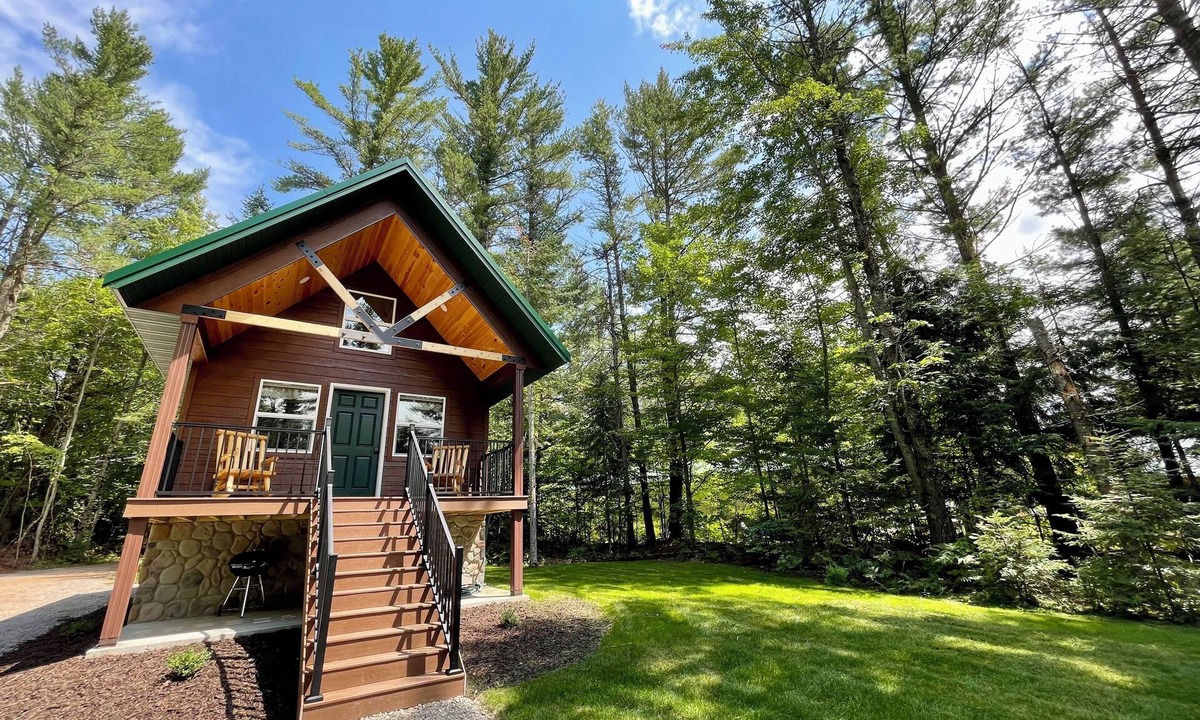 Munising Cabin | New Cozy Tiny Cabin Nestled in the Hiawatha National Forest