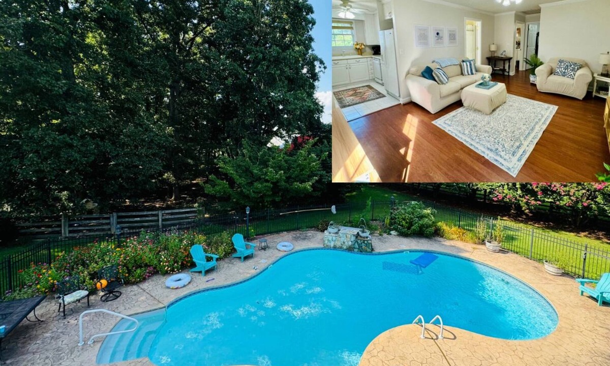 Franklin County Apartment | Peaceful Countryside Carriage House on 40 Acres with Saltwater Pool
