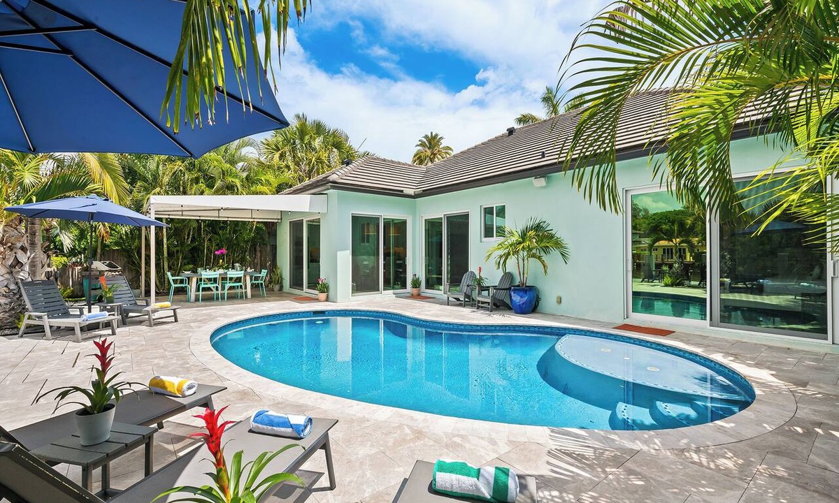 Coral Shores House | Private Heated Pool Waterfront Retreat Near Fort Lauderdale Beach & Dining!