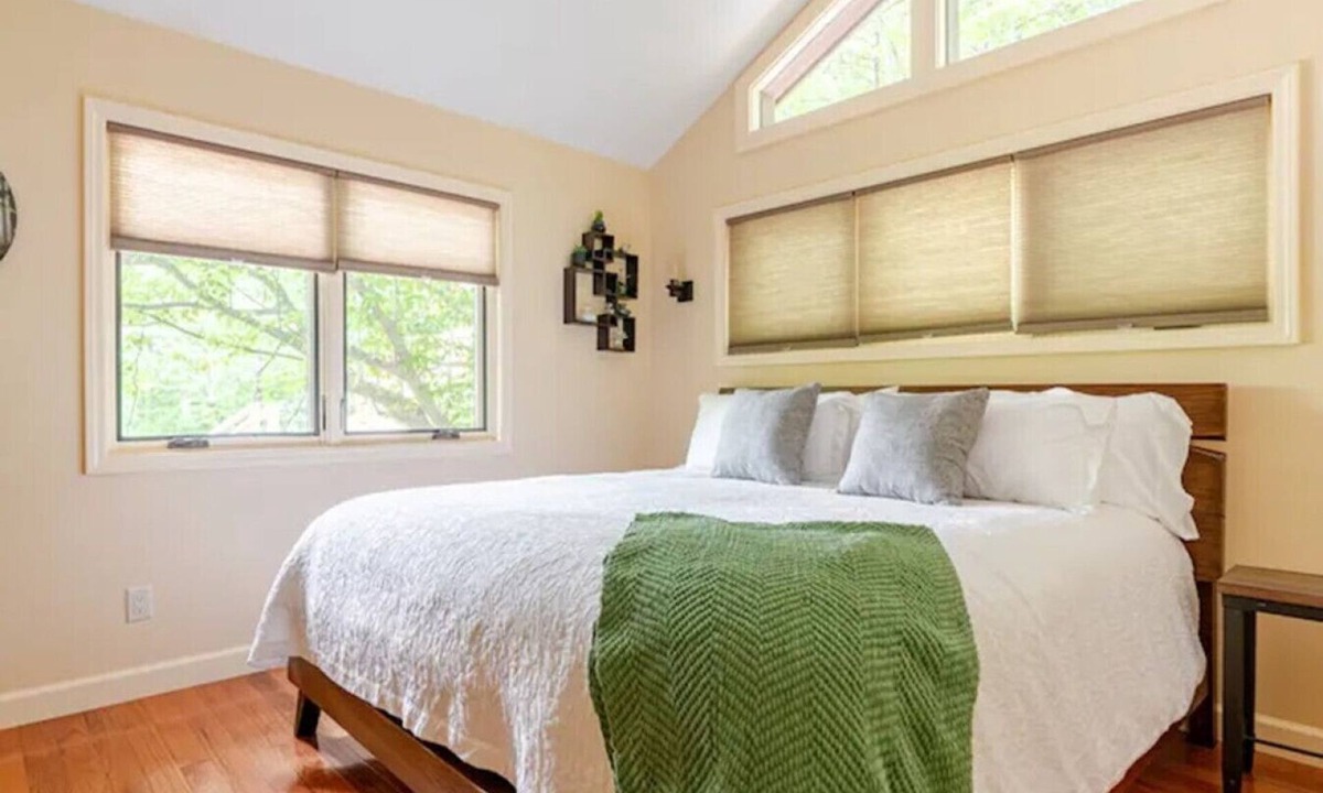 Marshall Cabin | Spring in Mtns Crows Nest Treehouse Near Asheville Pet Friendly