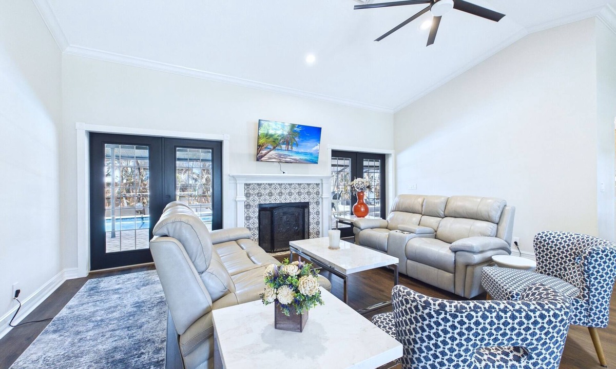 Tropic House | This beautifully furnished 3-bedroom, 2-bath pool home offers bright open living spaces, a private backyard oasis, and the perfect setting for relaxing after a day at the beach. Ideal retreat for families, couples, and beach lovers alike.