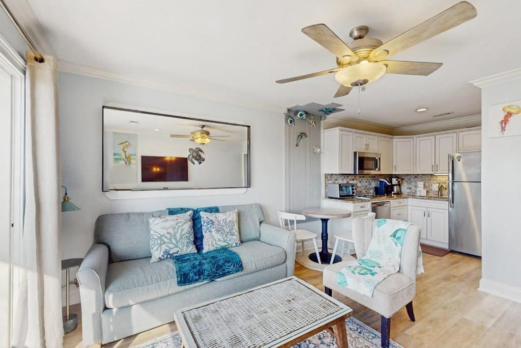 North Forest Beach House | Top Floor Condo with Ocean Views Pool Balcony & WIFI - Walk to Beach