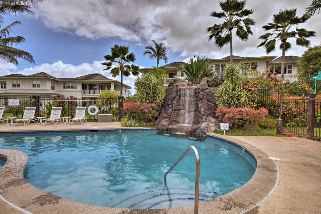 Princeville Apartment | Tropical Princeville Condo with Private Lanai!