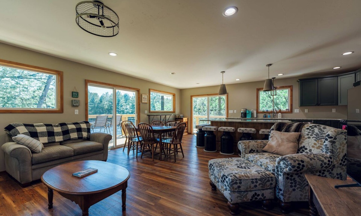 Ingalls House | Unhurried Rapids Hideaway; charming 2 bedroom home with lower level bunk area.