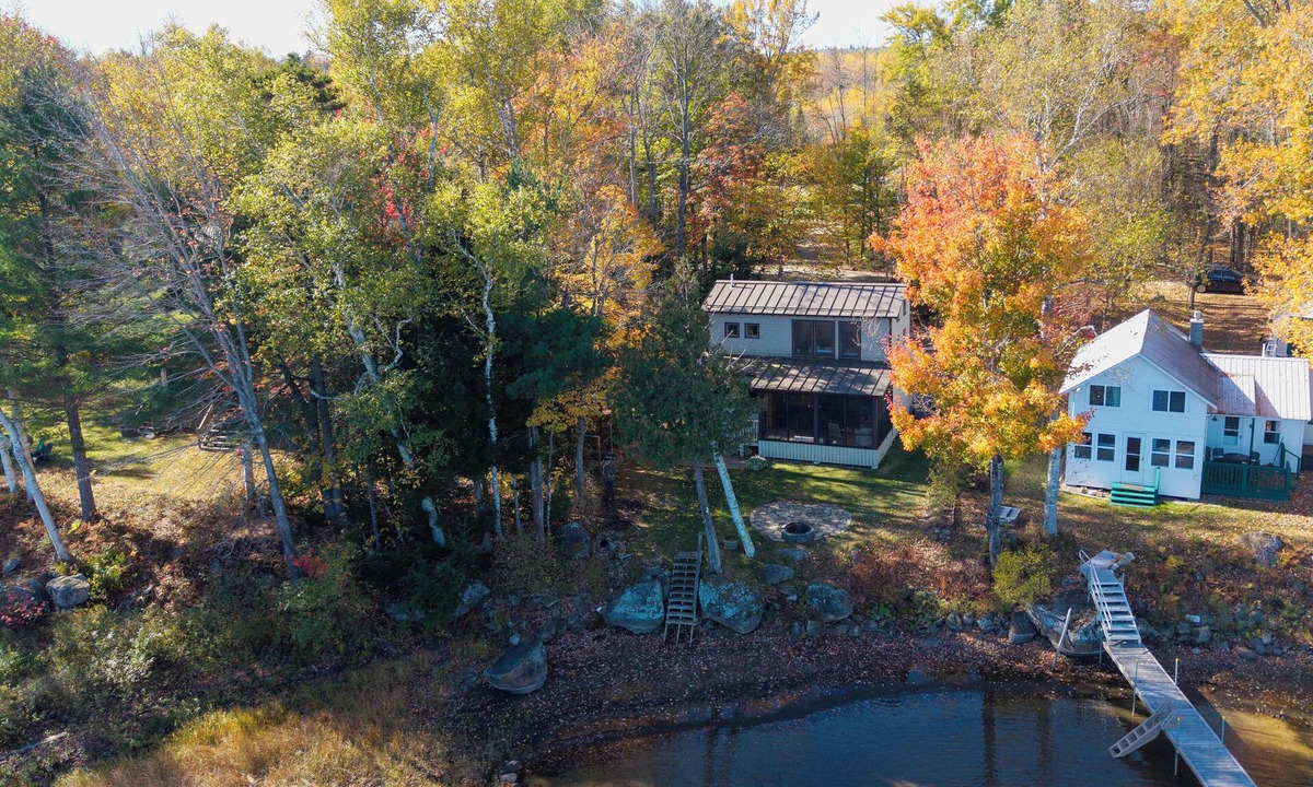 Weld Cabin | Waterfront Lake Webb Cabin Rental w/Dock & Views!