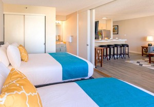 15th Floor Ocean View - 1 Block to Beach - AC, Parking, WiFi