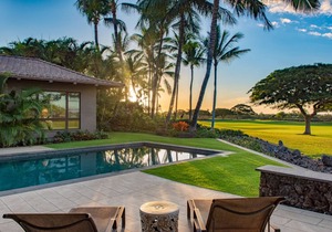Gorgeous Luxury Estate Home- Hualalai Resort - Spectacular Ocean and Golf Course Views- Private Pool and Spa- 3 Golf Carts included