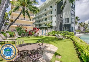 〽High Floor〰Ocean-View〰Queen-Bed〰Studio w/Kitchenette, Very Quiet Building