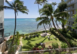 〽High Floor〰Ocean-View〰Queen-Bed〰Studio w/Kitchenette, Very Quiet Building