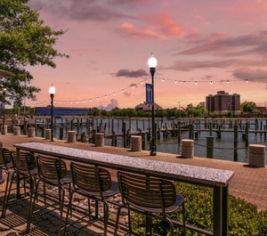 The Landing At Hampton Marina Tapestry 