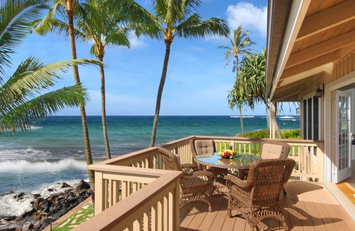 Poipu House | Hale Moana By Parrish Kauai - oceanfront with AC throughout!