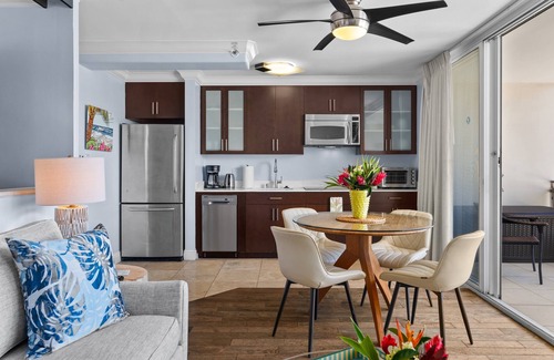 Waikiki Condo | Heart of Waikiki With Partial Ocean View! Washlet! FREE Off-site Parking!