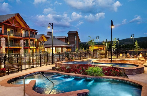 The Highlands Apartment | 2-bedroom hotel suites in beautiful Breckenridge w/fitness room, AC, 3 hot tubs