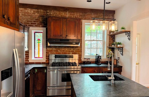 Philipstown House | 3-bedroom Cold Spring house with yard, patio, EV charger, AC, hot tub, fire pit