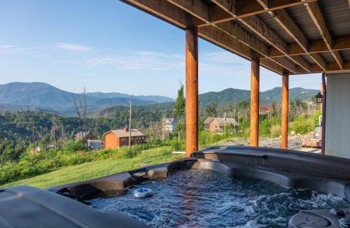 Chalet Village North Ski Chalet | A View To Remember Indoor Pool Hot Tub Game Room Theater Room View Attraction Tickets