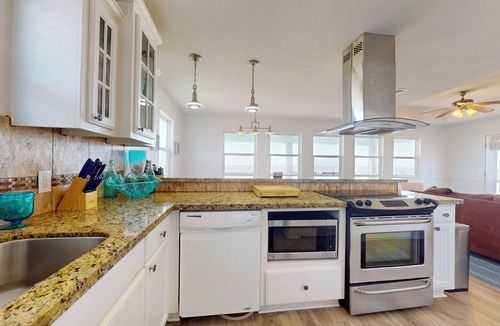 Crystal Beach House | Aloha Cabana: 2 BR, 1 BA House in Crystal Beach, Sleeps 8