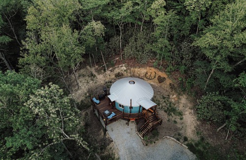 Brevard House | Amid the forest in the Land of the Waterfalls. Unique stay in Yurt on homestead