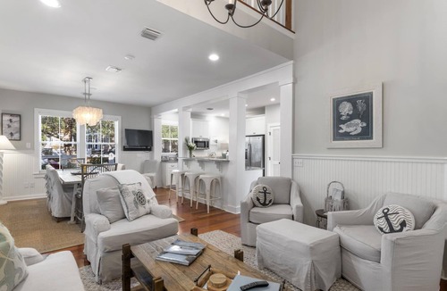 WaterSound Beach House | Beach Retreat w/Pool, Fire Pit and Golf Cart