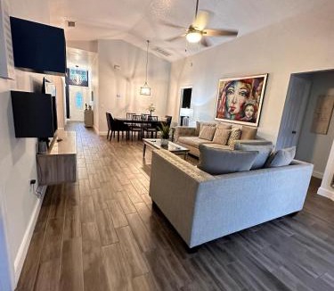 Clear Creek House | Beautiful 5BR home near Disney with private pool, large yard & BBQ