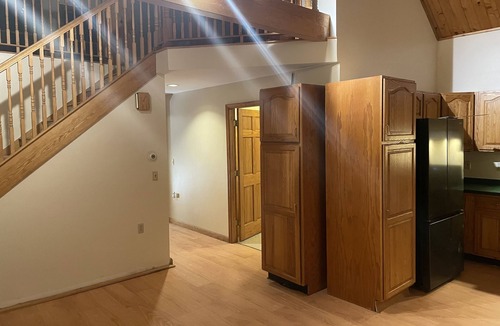 Dedham Ski Chalet | Beautiful beachfront chalet with southern exposure on Green Lake,Dedham, Maine.