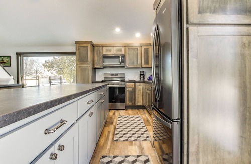 Oconto House | Boat Dock: Riverfront Oconto Home!