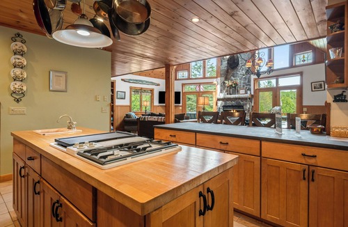 Rangeley House | Brooklake - Custom built home on Dodge Pond, with 250' on Dodge Pond Stream too