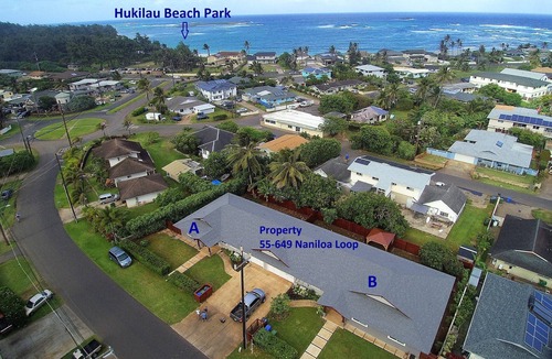 Laie House | Business/Family Retreat, 3 bdrm With A/C, Hukilau Beach, A/C, 30 Day