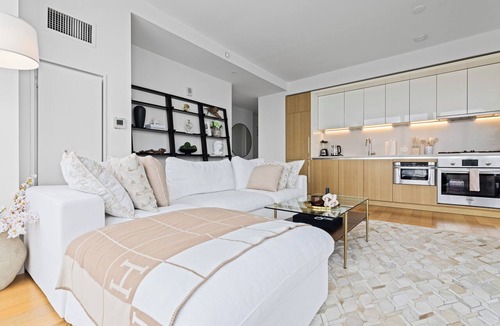 Hell's Kitchen Apartment | Corner 2BR Skyline Views, High Floor, Walk to Times Square