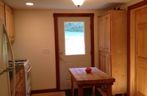 East Central Franklin Cabin | Cozy Camp Nestled In The Woods by the Carrabassett River, on 20 acres .