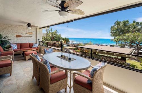 Kailua-Kona Villa | Direct Oceanview Paradise in a luxury condo 2B2B,AC