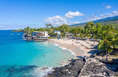 Kailua-Kona Villa | Direct Oceanview Paradise in a luxury condo 2B2B,AC