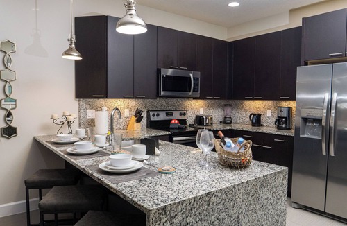 Clear Creek House | Disney Area 3BR Townhouse/Private Pool + Arcade/Sleeps 8