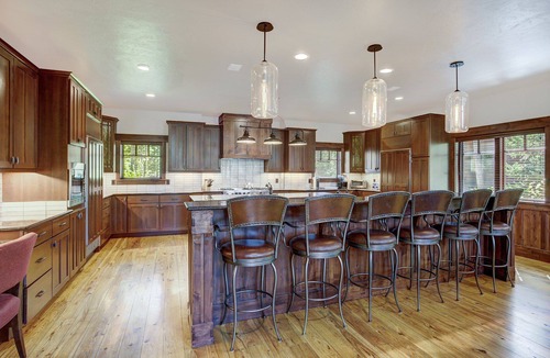 Christie Heights House | Double Diamond Lodge by the Nordic Ski Trails! Luxury, Views, Foosball, xBox, & Billiards