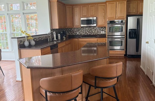 West Henrietta House | Elegant Retreat with Private Theater