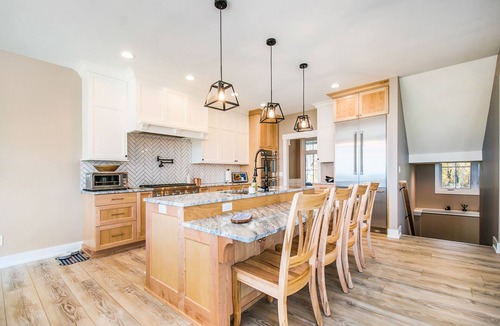 Lake Michigan Beach House | Enchanting lakefront home with pool, hot tub, firepit, game room, & washer/dryer