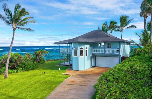 Anahola House | Expansive Ocean Views and a Few Steps to the Beach