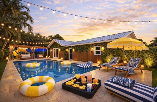 Tropic Palms House | Family Resort Heated Pool, Golf, Kids Playground, Weeknds events