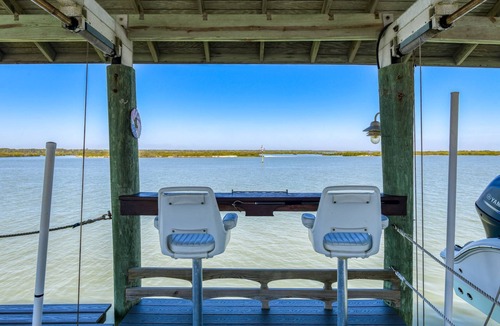 Crescent Beach House | Gated Riverfront Estate, Heated Pool, Private Dock, Boat Lifts, Amazing Views, Sauna, Elevator