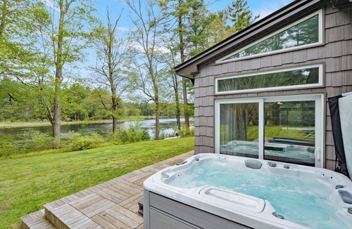 Forestburgh House | Gorgeous Private Lakefront Estate w/Hot Tub, Kayaks & Stunning Views