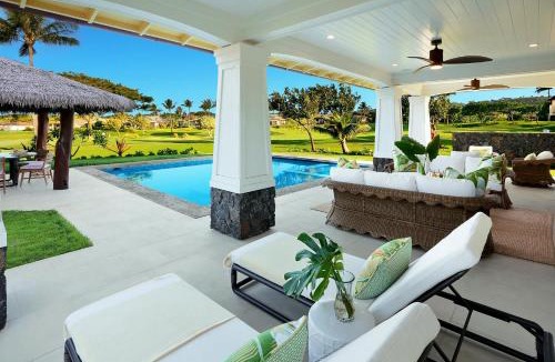 Poipu House | Hale Maia at Kukui ula - Elegant Pool Retreat with Golf Views in Poipu