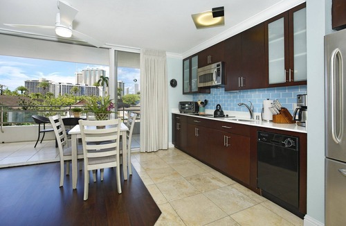 Waikiki Condo | Heart of Waikiki! Lower Floor! Great Location! Washlet, AC, Wi-Fi, Kitchen!