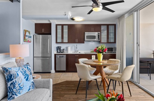 Waikiki Condo | Heart of Waikiki With Partial Ocean View! Washlet! FREE Off-site Parking!